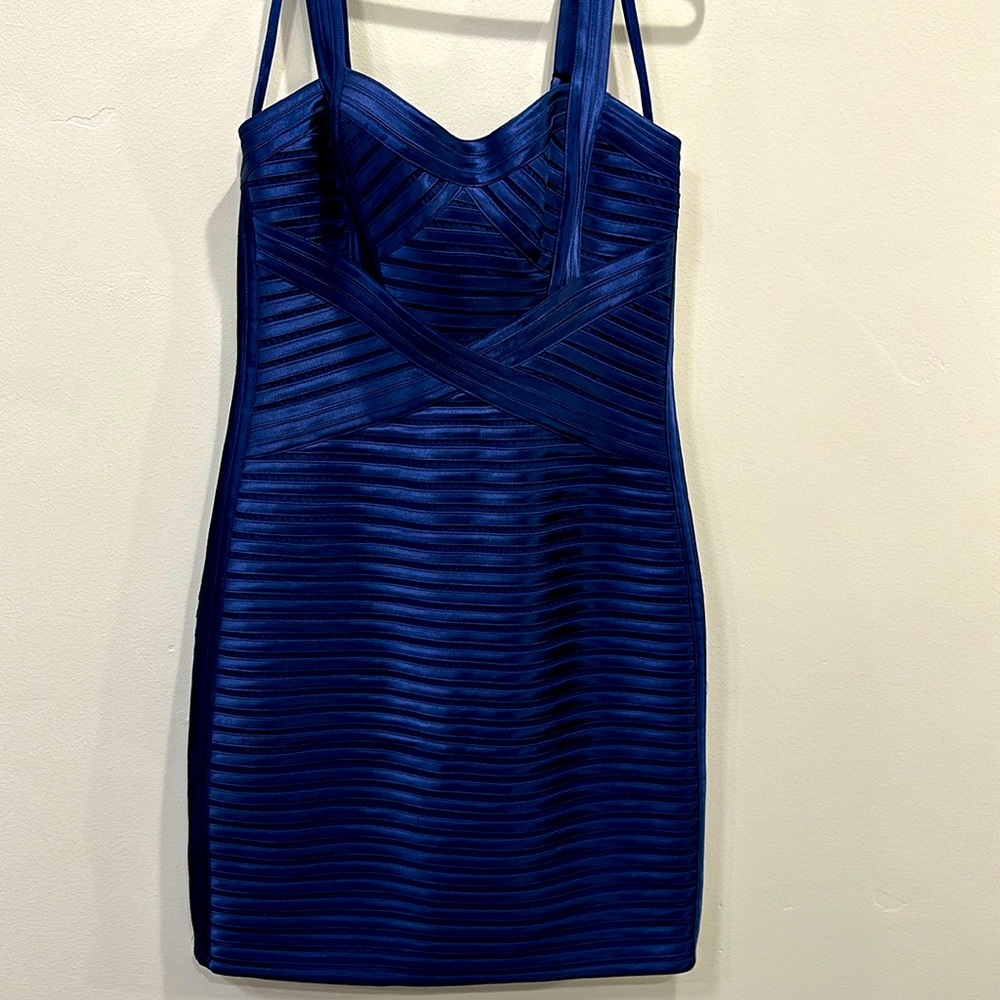 BCBG.‎ Royal blue fitted dress. Size 8.